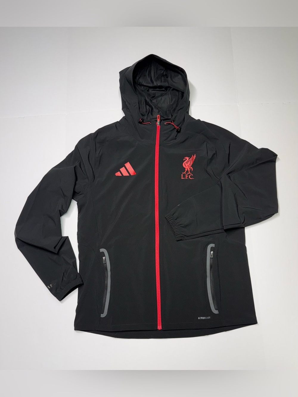 adidas Liverpool FC TIRO 25 Competition VIS Tech Travel Jacket JZ5556 Men’s L